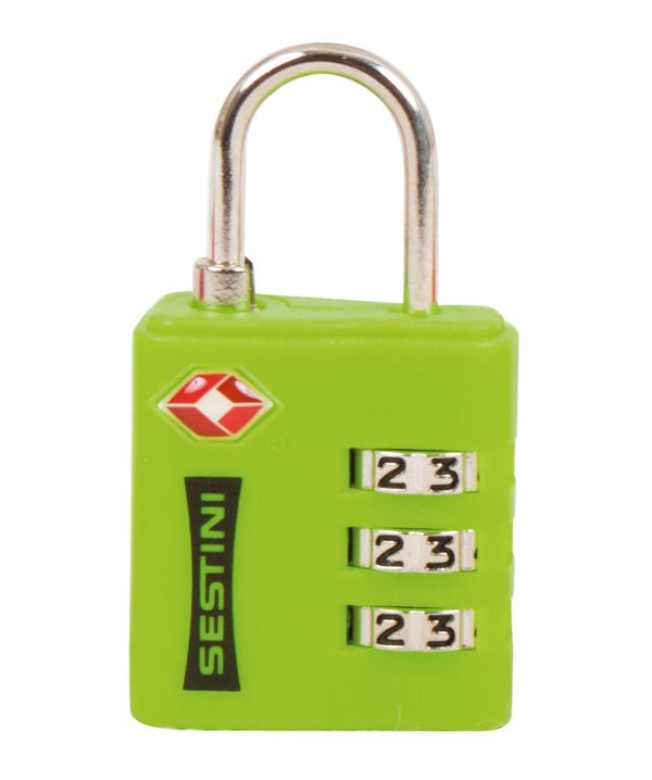 Cadeado TSA com Combinação Verde