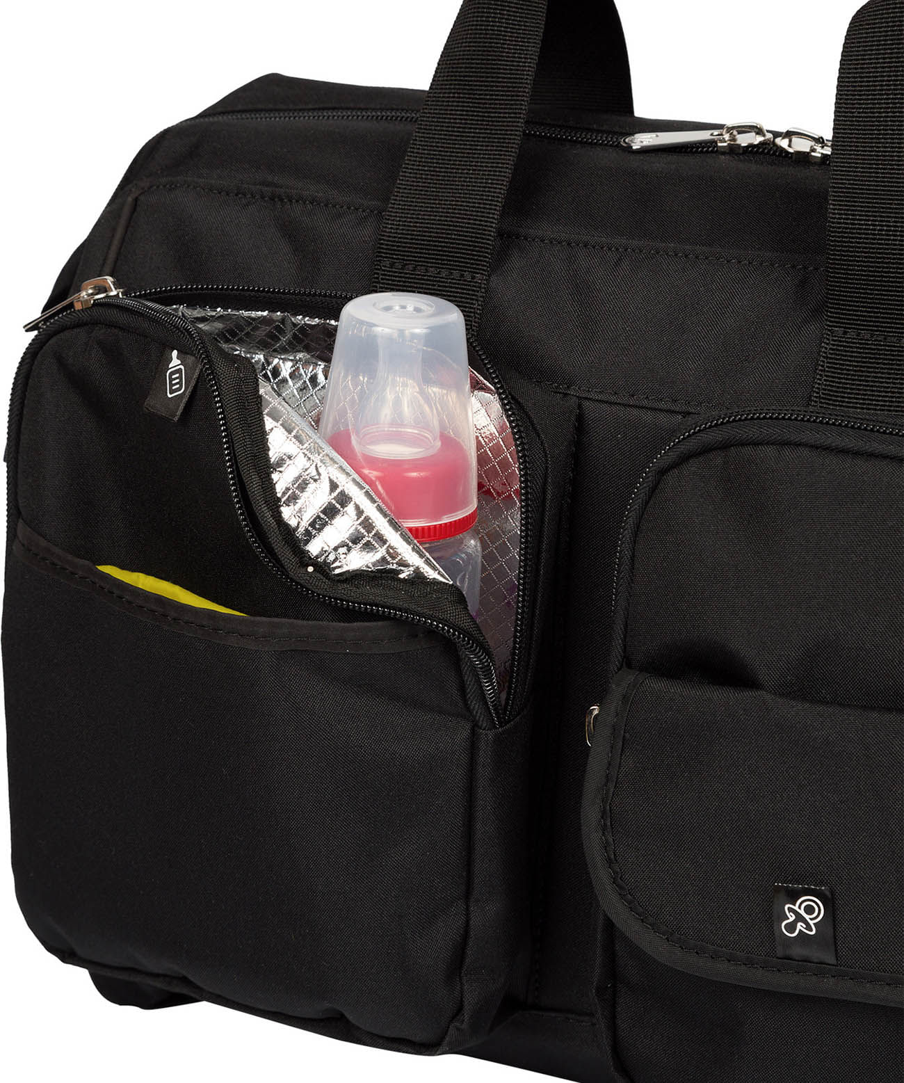 tote bolsa maternidade fisher price preto