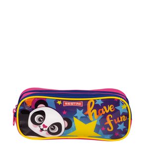 Estojo/Necessaire 2 Compartimentos Sestini 21M Panda
