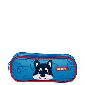 Estojo 2 Compartimentos Sestini Kids Dog 2 Colorido