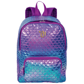 Mochila Média Capricho 21X05 Sereia - Roxo com Lilás