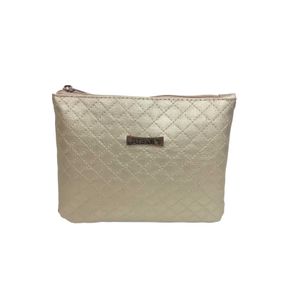 Necessaire Flat Matelasse Dourado