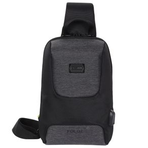 Mochila Alça única Sestini Focuz Preto