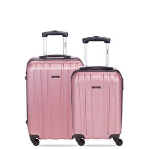 Sestini - Kit com 2 malas de viagem 4 life 4 - rose