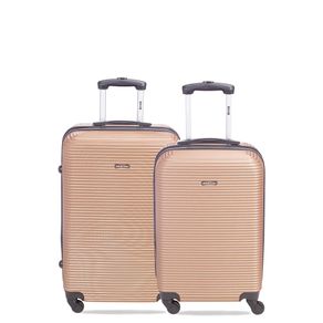 Sestini - Kit com 2 malas de viagem 4 all 4t - dourado