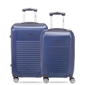Sestini - Kit com 2 malas de viagem zafira 2t - azul marinho