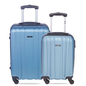 Sestini - Kit com 2 malas de viagem 4 life 4 - azul