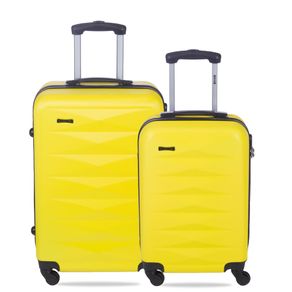 Sestini - Kit com 2 malas de viagem 4 fun 4 - amarelo