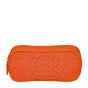 Estojo 2 Compartimentos Paul Frank Classics Laranja