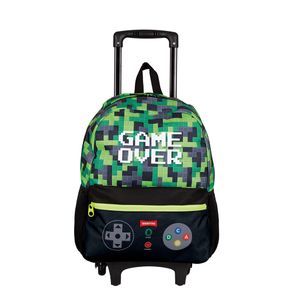 Mochila de Rodinha Grande Sestini M Plus Game - Colorido