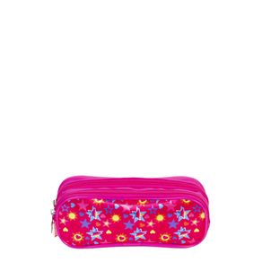 Estojo 2 Compartimentos Sestini Y Pink - Colorido