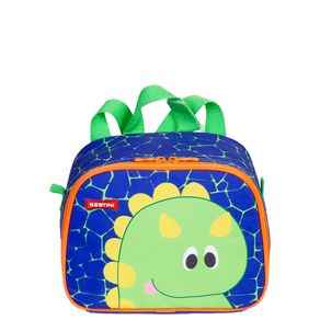 Lancheira Pequena 2 em 1 Alça Sestini Kids X Dino 2 - Azul - Colorido