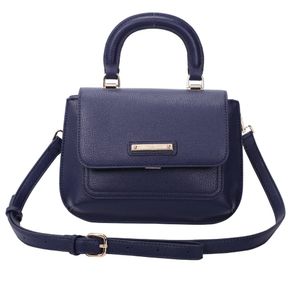 Cross Bag Pequena 3 Compartimentos Fellipe Krein Aw23 Transversal FK562 - Azul