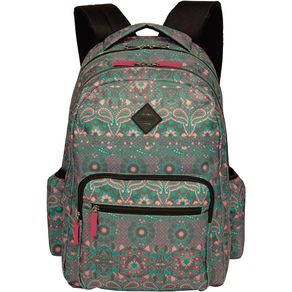 Mochila 2 Compartimentos Sestini College Etnico Cinza