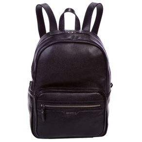 Mochila Grande Couro Sestini Maya - Preto