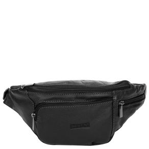 Pochete Couro Sestini Texas - Preto