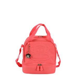 Lancheira 2 Compartimentos Paul Frank Classics Neon Laranja - Papaya