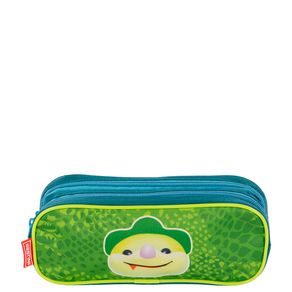 Estojo 2 Compartimentos Sestini Kids Dino 3 - Colorido