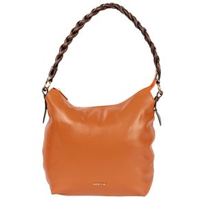 Bolsa Boho Grande Couro Sestini Botânica - Apricot