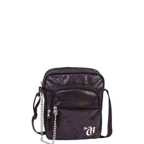 Bolsa Cross Pequena Capricho 21Z03 Rock - Preto