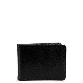 Carteira em Couro Masculina Pequena Italiano - Preto Carteira em Couro Masculina Pequena Italiano - Preto