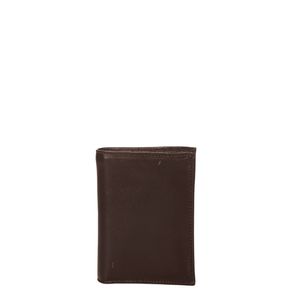 Carteira Masculina sem Fecho e Porta Documentos Pvc - Café