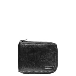 Carteira Masculina com Zíper - Preto