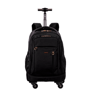 Mochila Carrinho com Rodas 360° 2 em 1 Sestini Work - Preto