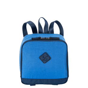 Lancheira Grande Sestini Lunch Crinkle 3 Double - Azul