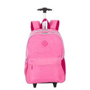 Mochila Carrinho Externo Sestini Rolling Crinkle 2 Double Rosa - Pink
