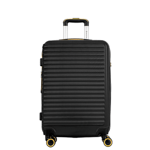 Mala de Viagem Média com Rodas 360° Racer - Preto