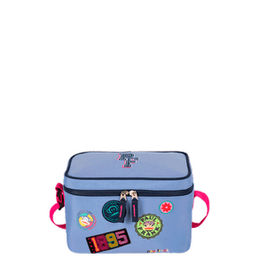Lancheira Grande Paul Frank Casual Patches - Azul