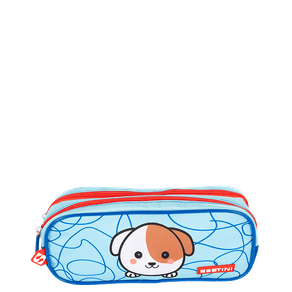 Estojo 2 Compartimentos Sestini Kids Dog 4 - Colorido