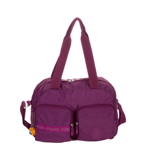 Bolsa Transversal Média Paul Frank Classics Roxo - Ameixa