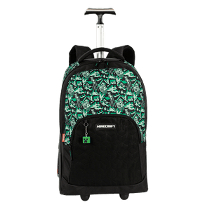 Mochila Carrinho Mega Rodas Minecraft Z Camoterra - Colorido