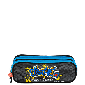 Estojo 2 Compartimentos Sestini Grafitti - Colorido