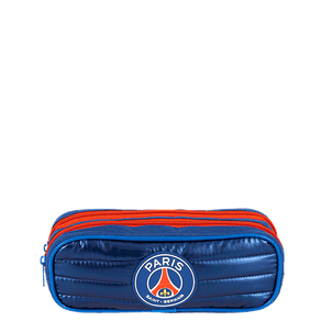 Estojo 2 Compartimentos PSG Plus Stripes - Colorido