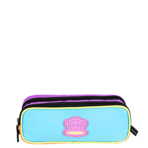 Estojo 2 Compartimentos Paul Frank Authentic - Orange Mix Estojo 2 Compartimentos Paul Frank Authentic Orange Mix - Laranja