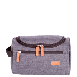 Necessaire Grande Masculina com Alça - Cinza