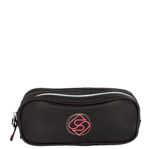 Estojo 2 Compartimentos Sestini Trend - Preto