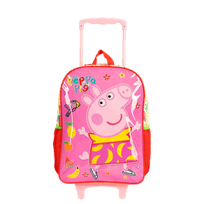 Mochilete Grande Peppa Fruits - Colorido