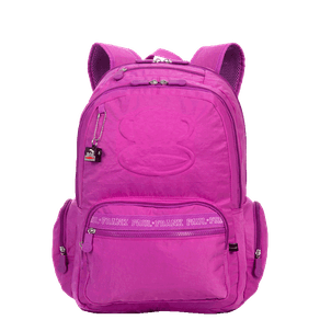 Mochila Grande 2 Compartimentos Paul Frank Classics - Orquídea
