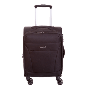 Mala de Viagem Bordo Sestini Ultralight Plus com Rodas duplas 360° e Zíper Expansível - Preto