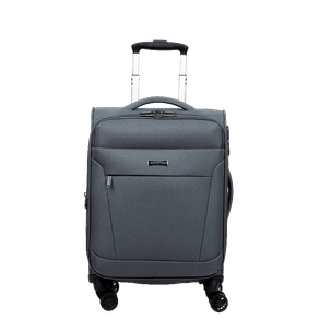 Mala de Viagem Bordo Sestini Ultralight Plus com Rodas duplas 360° e Zíper Expansível - Cinza