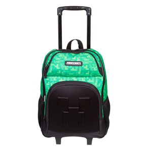 Mochila de Rodinha Grande Minecraft X Camuflado - Colorido