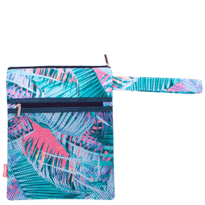 Bolsa com Alça de Mão Colorido - Folhas