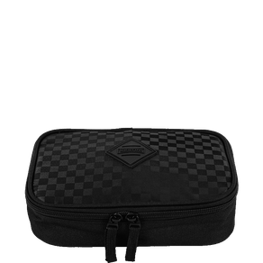 Estojo Box Especial Nailon - Xadrez Preto
