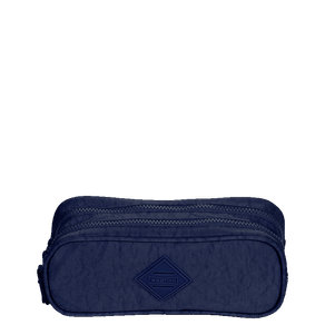 Estojo/Necessaire 2 Compartimentos CRINKLE Azul