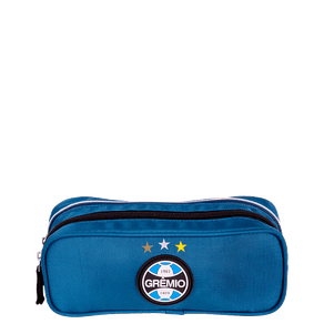 Estojo 2 Compartimentos Grêmio X01 - Azul