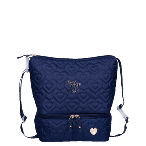 Lancheira 2 Compartimentos Capricho Crush Azul Marinho